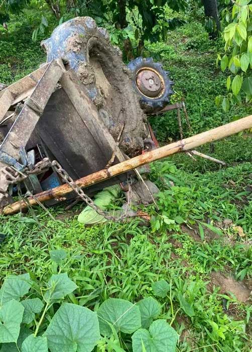 Người thanh niên 18 tuổi tử vong do máy cày lật đè tại Lâm Đồng