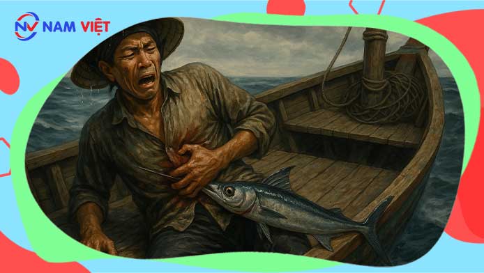 Ngư dân bị cá kìm tấn công gây thương tích nghiêm trọng tại Khánh Hòa